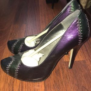 Bakers Purple 5” Pumps. Size 7.5